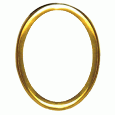 Moldura Oval para Foto Lisa